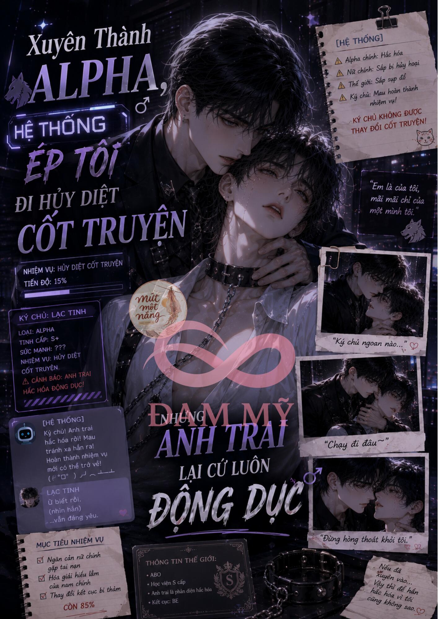 Xuyên Thành Alpha, Hệ Thống Ép Tôi Đi Phá Hủy Cốt Truyện Nhưng Anh Trai Lại Cứ Luôn Động Dục