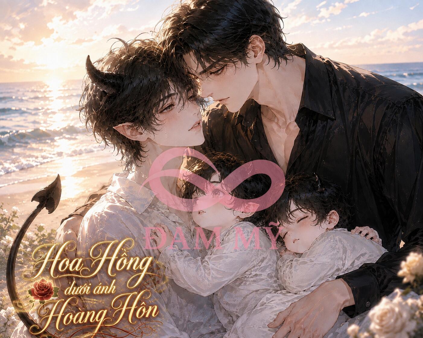 Hoa Hồng Dưới Ánh Hoàng Hôn
