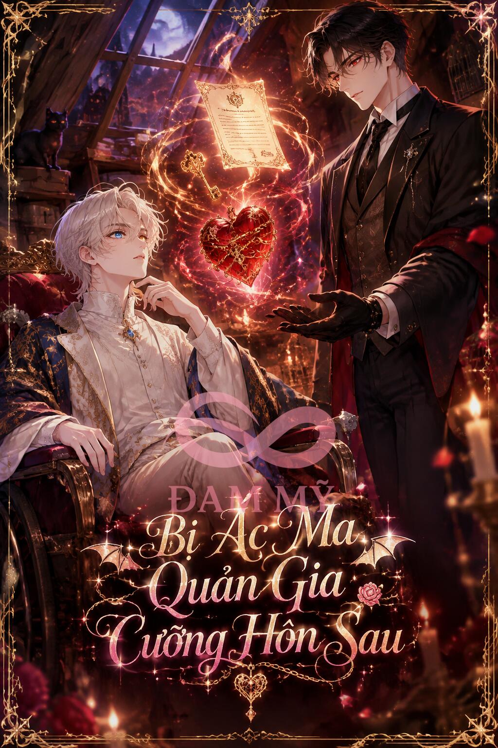 Bị Ác Ma Quản Gia Cưỡng Hôn Sau